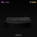 V-GeN Keyboard + Mouse Set Kabel USB Wired VKM-01 Key Board 102 Keys - Image 3
