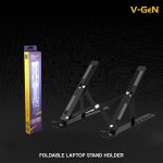V-gen Foldable Slim Portable Notebook Tablet Stand V-GeN VHL-36 Holder - Black & White