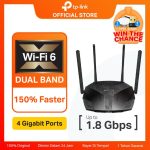 Mercusys MR70X | AX1800 WiFi 6 Router | Dual Band | Gigabit | WPA3 | VPN | Access Point | TP-Link