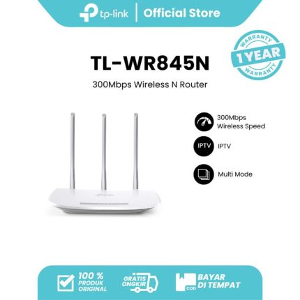 TP-Link TL-WR845N | 300Mbps WiFi Router | 4in-1 | Repeater Extender | IPTV | Access Point | WISP Device