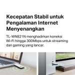 TP-Link TL-WN821N | 300Mbps WiFi Adapter | USB Adapter | Wireless | WiFi Dongle | WPS | Desktop MAC - Image 3