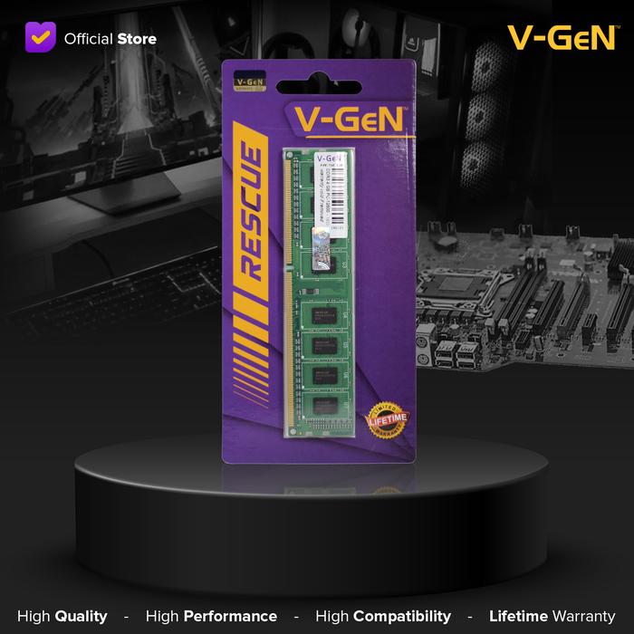 a21901a4-524e-4a5e-85d7-3d35feee1fba.jpg DDR3 4GB PC-12800/1600Mhz RAM PC/Komputer V-GeN RESCUE Longdimm - Image 1