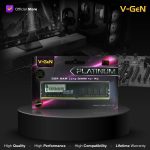 DDR4 16GB PC-19200/2400Mhz RAM PC/Komputer V-GeN Longdimm PLATINUM