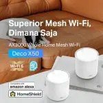 TP-LINK | Deco X50 | AX3000 Mesh WiFi 6 System | Garansi 1 Tahun | 1/2/3 Pack - Image 2