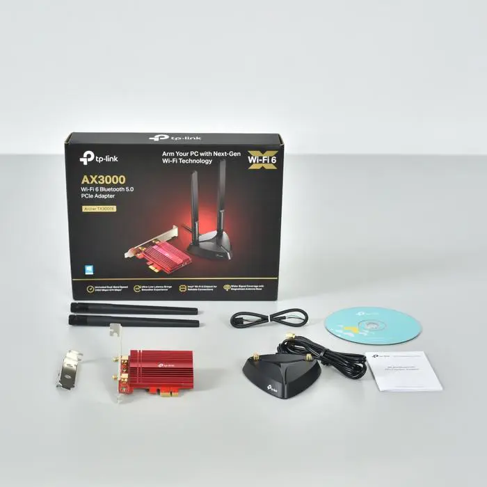 TP-LINK Archer TX3000E Wi-Fi 6 Bluetooth 5.0 PCIe Adapter Gold Router - Image 5