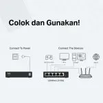 TP-Link LS105G | 5 Port Gigabit Ethernet Switch | RJ45 10/100/1000Mbps | Desktop Switch | Unmanaged - Image 4