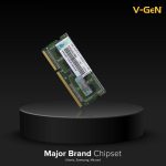 SODIMM DDR3 2GB PC-10600 1333Mhz Platinum V-GEN RAM Laptop DDR3L 2 GB 1333 MHz - Image 3