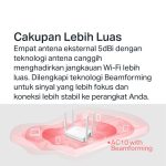 Mercusys router AC10 AC1200 300Mbps wireless dual band 4 antena router - Image 5