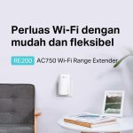 TP-Link RE200 | AC750 WiFi Extender | Dual Band 2.4GHz 5Ghz | Wi-Fi 5 | Wireless | Penguat Sinyal | Access Point Repeater - Image 2