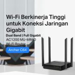 TP-Link Archer C64 | AC1200 WiFi 5 Router | Wireless | Dual Band | Gigabit | Easy Mesh - Image 2