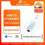 TP-Link UE200 | 100 Mbps Ethernet Network Adapter | LAN Adapter | USB2.0 | Plug & Play Portable