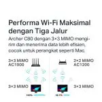 TP-Link Archer C80 | AC1900 WiFi 5 Router | Dual Band | Gigabit | Easy Mesh | WPA3 | Smart Connect - Image 3