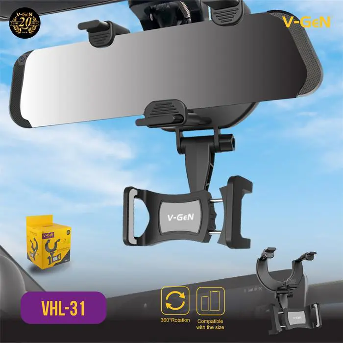 V-GeN RearView Mirror Car Phone Holder VHL-31 - Image 2