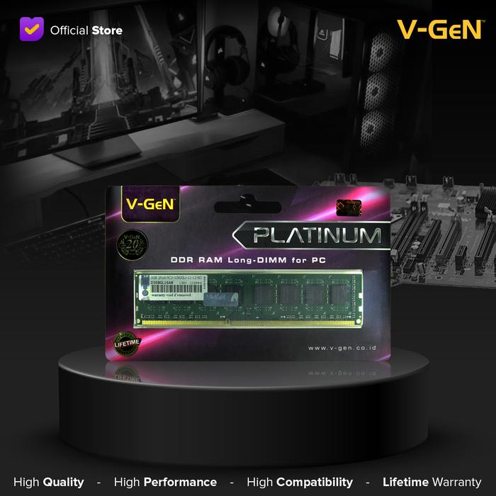 c515092f-d8ce-49c9-a734-abdfc42bc0ac.jpg DDR3 8GB PC-10600/1333Mhz RAM PC/Komputer V-GeN Longdimm 1333 PLATINUM - Image 1