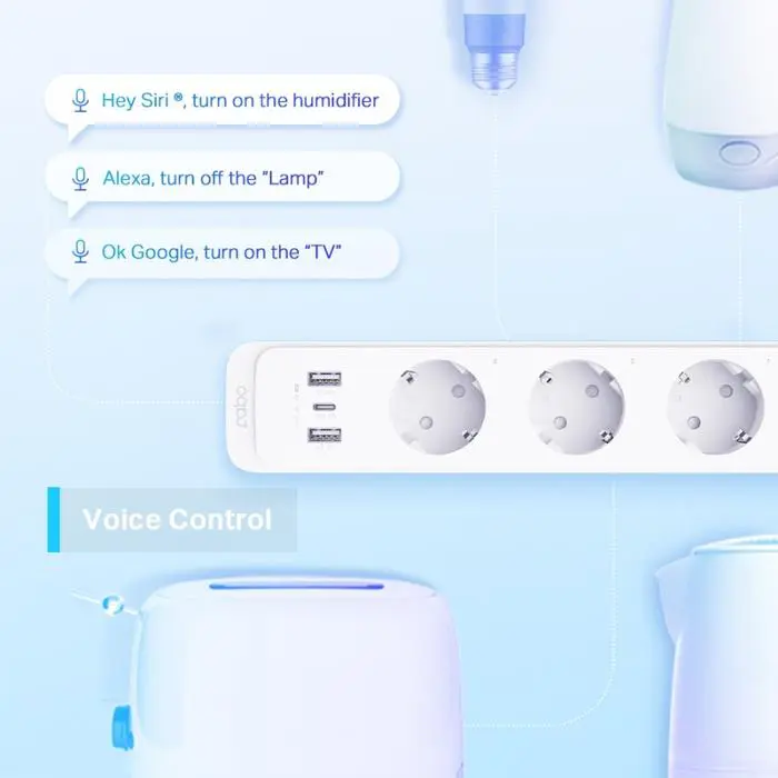TP-LINK Tapo P300 Smart Wi-Fi Power Strip easy-to-use smart plug 18W Set - Image 4