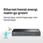 TP-Link TL-SG1008 | 8 Port Gigabit Switch | Unmanaged | Ethernet Hub | Plug & Play | Steel Case - Image 5