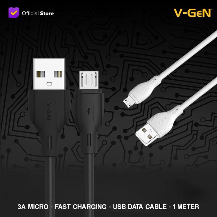 c861eac6-3606-41a7-a381-c76188441c98.jpg V-GeN Kabel Data Micro Fast Charging 3.0 VGC-01 QC3.0 VGEN - Image 1
