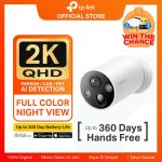 TP-Link TAPO C425 Indoor Outdoor Wireless CCTV IP Camera SD Card IP66 2K QHD Night Vision Battery Wi-Fi Kamera Wifi - Image 2
