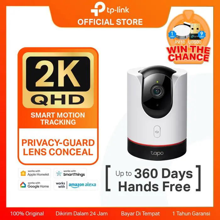 TP-Link | Tapo C225 | AI Smart Wi-Fi Camera | PTZ 360? Tracking  | Night Vision | Baby Camera | CCTV | Pet Camera Kamera Wifi - Image 2