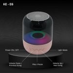 Wireless Bluetooth Speaker Portable LED RGB With Mic Super Bass Pink - Image 2