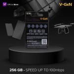 Micro SD Class 10 Turbo 256GB V-GeN MicroSD Class10 256 GB VGEN ORI - Image 2
