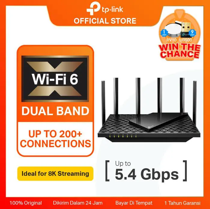 TP-Link Archer AX73 | AX5400 WiFi 6 Router | Dual Band | Gigabit | Mesh | Wireless | USB Sharing - Image 2