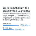 TP-Link Archer C80 | AC1900 WiFi 5 Router | Dual Band | Gigabit | Easy Mesh | WPA3 | Smart Connect - Image 4