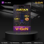 V-GeN USB Flashdisk 64GB AVATAR Flash Disk 64 GB VGEN Drive Original