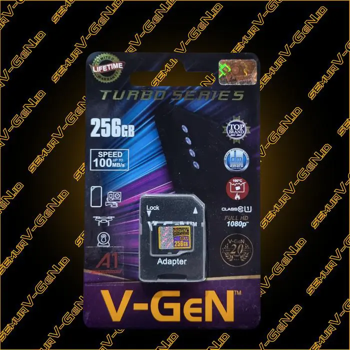 Micro SD 16gb 32gb 64gb 128gb 256gb Class 10 Turbo V-GEN Memory VGEN - Image 5