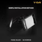 V-Gen Car Headrest Phone Bracket Holder V-GeN VHL-37 - Image 3