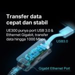 TP-Link UE300 | Gigabit Ethernet Network Adapter | USB 3.0 | LAN RJ45 Adapter | Ethernet Converter Portable - Image 4