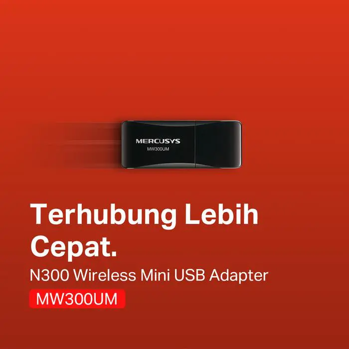 Mercusys MW300UM N300 Wireless Mini USB Adapter tplink - Image 3