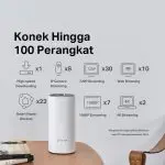 TP-Link Deco E4 | AC1200 Mesh WiFi System | Dual Band | Wireless Router | Access Point | 1/2 Pack - Image 5