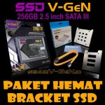 PAKET HEMAT SSD 240GB / 240 GB V-GeN + PC Bracket Orico 2.5" to 3.5"
