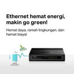 TP-Link TL-SF1016D | 16-Port Desktop Switch | 10/100mbps RJ45 Port | Unmanaged Switch | Plug & Play Kabel - Image 5