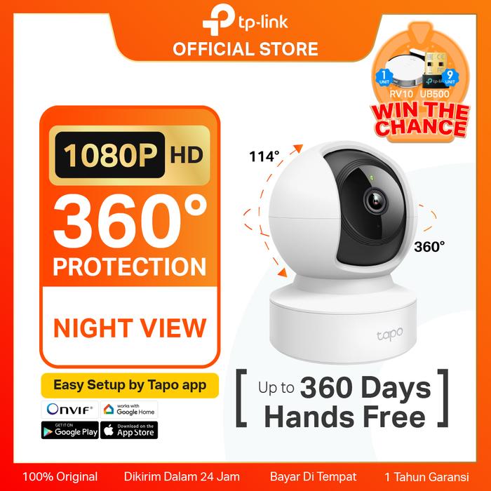 f24908f342d9495ca4ef1fed453a9055.jpeg TP-Link | Tapo C202 | Kamera Keamanan Wi-Fi | 1080p Full HD | Deteksi Gerakan | Suara Dua-Arah | Cctv | Night Vision | motion tracking - Image 1