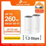 TP-Link Deco E4 | AC1200 Mesh WiFi System | WiFi 5 | Dual Band | Gigabit | Router Access Point