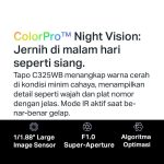 TP-Link | Tapo C325WB |2K QHD | Outdoor WiFi Camera | ColorPro |Smart IP CCTV | Kamera Full Color Night Vision | IP66 Wireless - Image 4