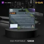 V-GeN SSD Portable 128GB Storage External USB 3.2 Type C Penyimpanan - Image 3