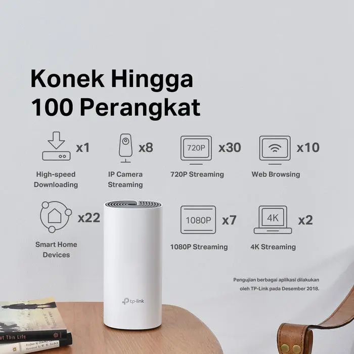 TP-Link Deco M4 | AC1200 Mesh WiFi System | Dual Band | Gigabit | WiFi 5 | Gigabit Port | 1/2/3 Pack - Image 5