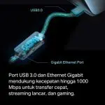 TP-Link UE306 | Gigabit Ethernet Network Adapter | USB 3.0 | LAN Internet Adapter | 1000Mbps | NEW - Image 5