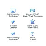 TP-Link | Tapo C110 | 2K WiFi Camera | IP CCTV | Indoor |  Night Vision | AI Detection | Two Way Audio Kamera Wireless - Image 3