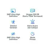 TP-Link | Tapo C110 | 2K WiFi Camera | IP CCTV | Indoor |  Night Vision | AI Detection | Two Way Audio Kamera Wireless - Image 3