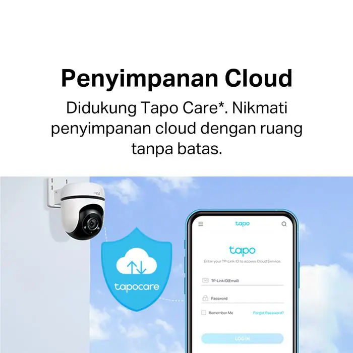 TP-Link Tapo TC40 | Security Camera Outdoor | Pan/Tilt | 1080P HD | 360? | IP65 |Tahan Air | Garansi 1 Tahun - Image 4