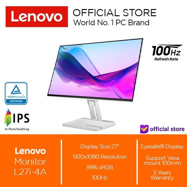 1cb0441f178a4e2bb9ca517c4e724325.jpeg Monitor LED Lenovo L27i-4A 27 IPS 100Hz 1ms HDMI VGA 99%sRGB Eye Caring - Image 1