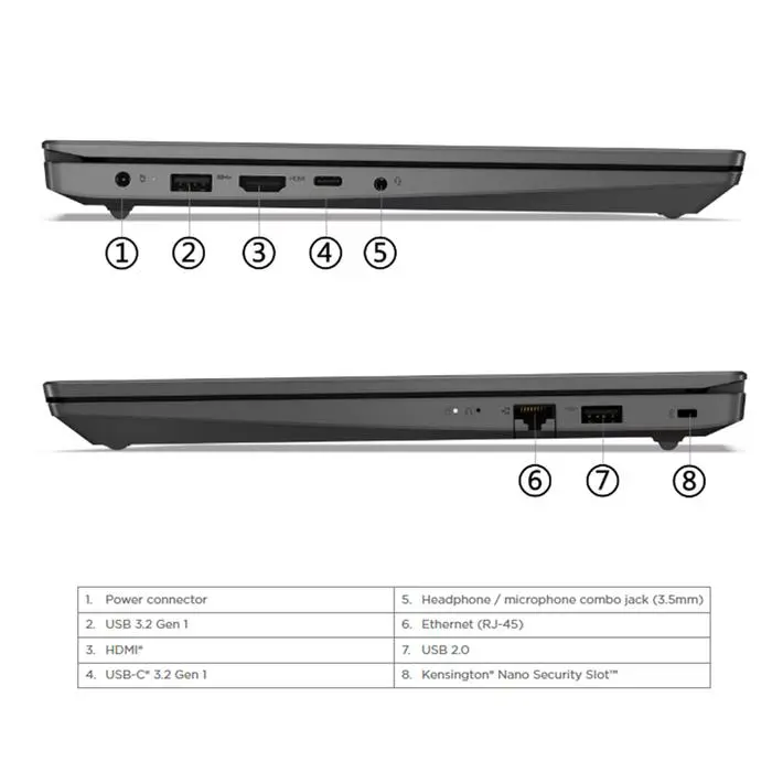 Lenovo V14 i3-1315U 256GB SSD 8GB FHD Win11+OHS - Image 4