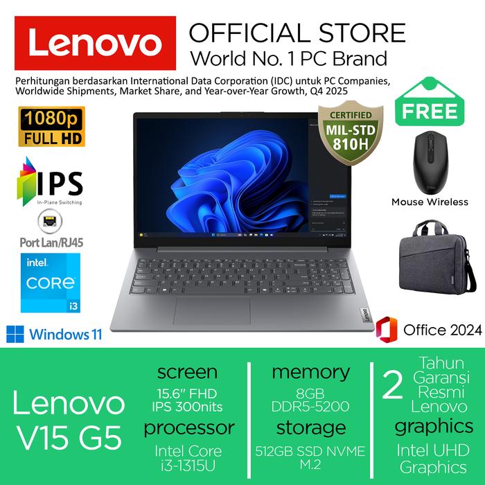b23b341452ac494f89ce186b582bf57d.jpeg Lenovo V15 i3-1315U 512GB SSD 8GB IPS Win11+OHS - Image 1