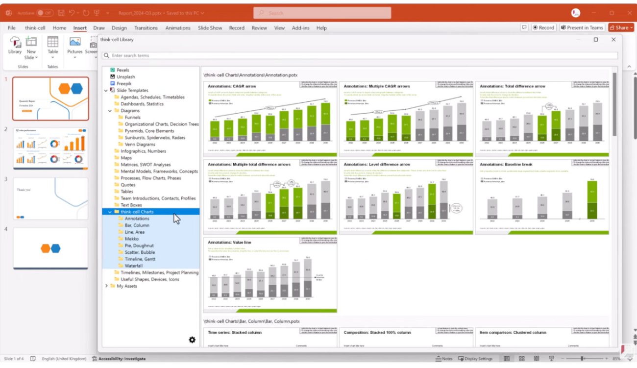 Think-cell Aprinotech Indonesia