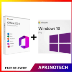 Microsoft Office 2024 Professional Plus + Windows 10 Pro License Key