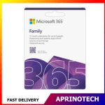 Microsoft Office 365 Family 6 User  5 Device 1 Year - 1 Year